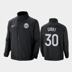 Men Stephen Curry #30 City Edition Golden State Warriors 2019-20 DNA Lightweight Black Jackets 780200-929