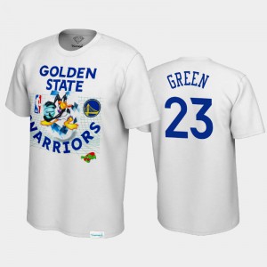 Men Draymond Green #23 Golden State Warriors Limited Diamond Supply Co. x Space Jam x NBA White T-Shirts 501736-298
