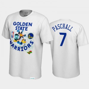 Men Eric Paschall #7 Limited White Diamond Supply Co. x Space Jam x NBA Golden State Warriors T-Shirt 722103-706