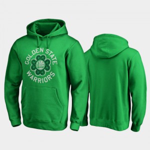 Mens St. Patrick's Day Luck Pullover Green Golden State Warriors Hoodies 379977-193