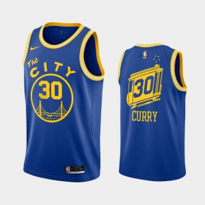 Men Stephen Curry #30 Golden State Warriors Blue 2020-21 Hardwood Classics Jersey 920469-200