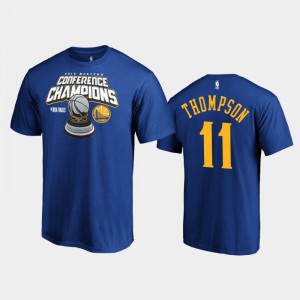 Mens Klay Thompson #11 Level of Desire Golden State Warriors Royal 2019 Western Conference Champions T-Shirts 958955-368