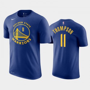 Men Klay Thompson #11 Golden State Warriors Royal Icon T-Shirt 565135-632