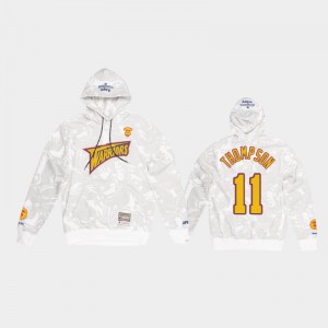 Mens Klay Thompson #11 Camo Pullover White Aape Golden State Warriors Hoodie 361725-531