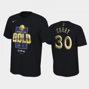 Mens Stephen Curry #30 Black Rivalry 2019 NBA Finals Bound Golden State Warriors T-Shirt 598814-604