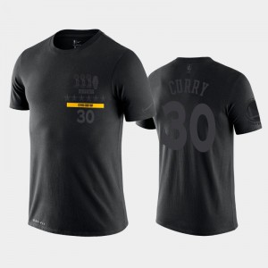Men's Stephen Curry #30 MVP Golden State Warriors Black Accolades T-Shirts 236864-880