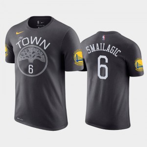 Men's Alen Smailagic #6 Statement 2019 NBA Draft Golden State Warriors Black T-Shirt 615645-685