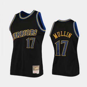 Mens Chris Mullin #17 Rings Black Golden State Warriors Collection Jersey 167824-765