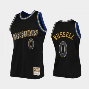 Men D'Angelo Russell #0 Golden State Warriors Black Collection Rings Jerseys 693064-999