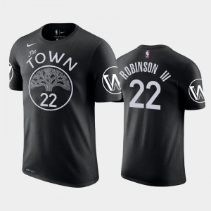 Men Glenn Robinson III #22 Golden State Warriors Black City 2019-20 T-Shirts 744862-216
