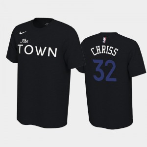 Mens Marquese Chriss #32 Earned Edition 2019-20 Golden State Warriors Black T-Shirt 918761-901