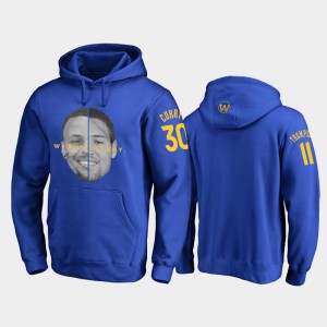 Mens Stephen Curry Royal Dynamic Duo Klay Thompson Pullover Golden State Warriors Hoodie 316951-115