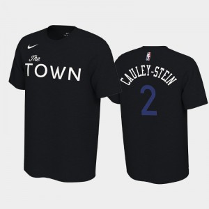 Mens Willie Cauley-Stein #2 Black Earned Edition Golden State Warriors 2019-20 T-Shirts 585499-809