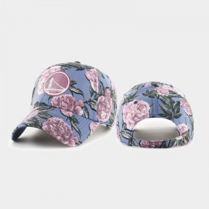 Women's Golden State Warriors Women Peony Clean Up Blue Floral Fashion Hat 367763-726