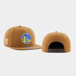 Mens Khaki Carhartt X 47 Brand Golden State Warriors Captain Hat 894694-152