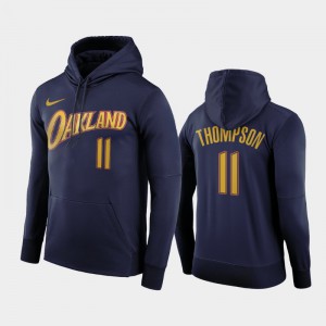 Mens Klay Thompson #11 Golden State Warriors Navy Men Edition 2020-21 Pullover City Hoodie 492624-763
