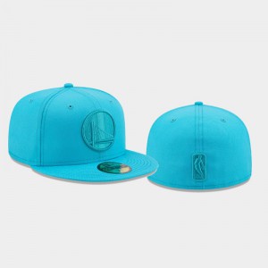 Men 59FIFTY Fitted Color Pack Golden State Warriors Light Blue Hat 271498-138