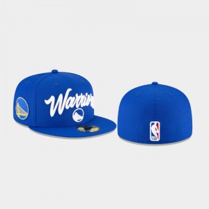Men's Golden State Warriors OTC 59FIFTY Fitted 2020 NBA Draft Royal Hat 607128-403