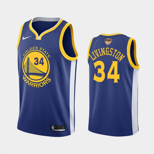 Mens Shaun Livingston #34 Golden State Warriors Blue Icon 2019 NBA Finals  Jersey - Shaun Livingston Warriors Jersey - warriors shirt 2020 